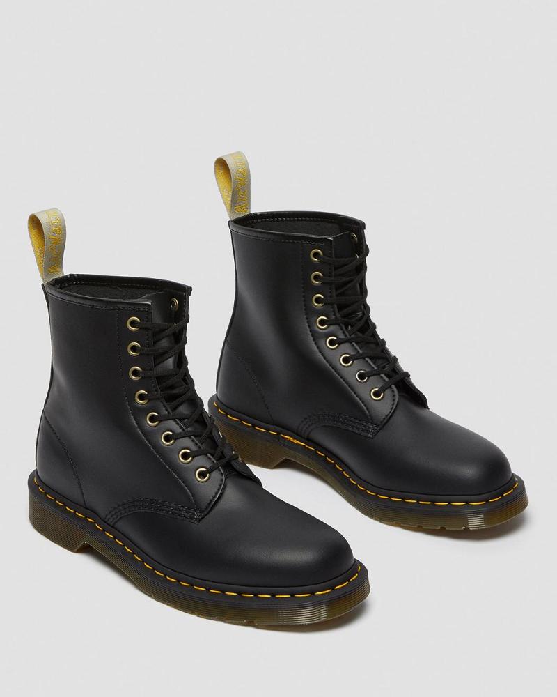 Dr Martens Vegan 1460 Felix Snørestøvler Dame Sort | DK 221MQZ